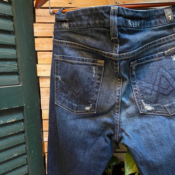 7 For All Man Kind "A" Pocket Jeans - Picture 1 of 5